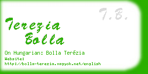 terezia bolla business card