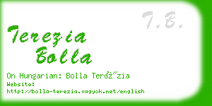 terezia bolla business card